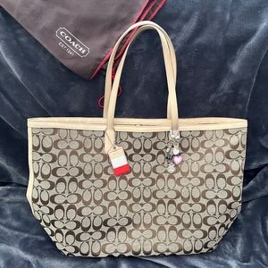 Coach Canvas Tote